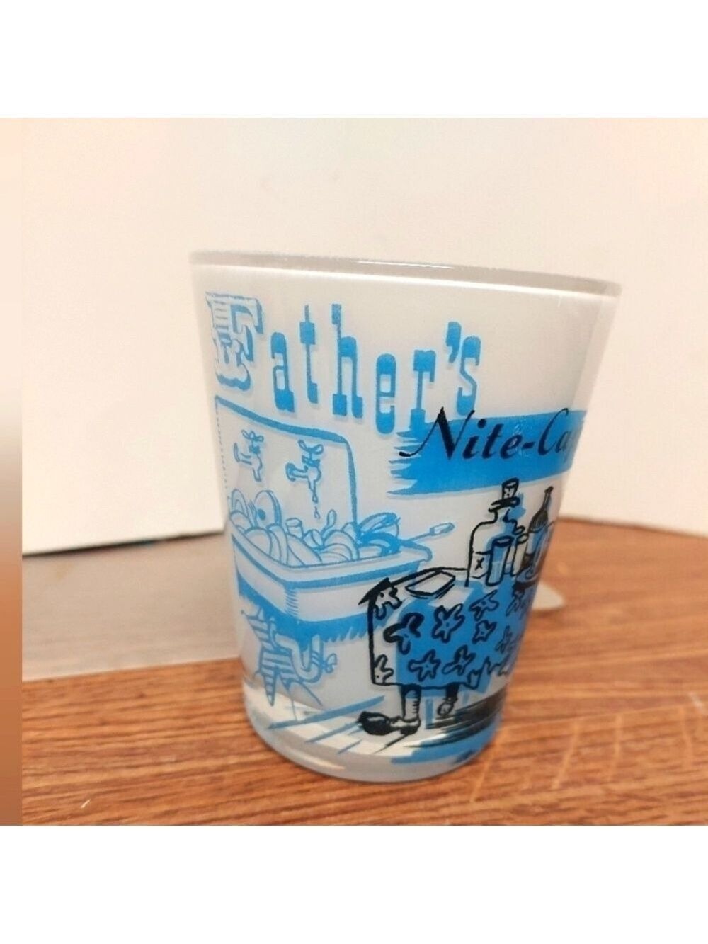 Vintage* 50s/60s Glass Frosted 15 oz Tumbler